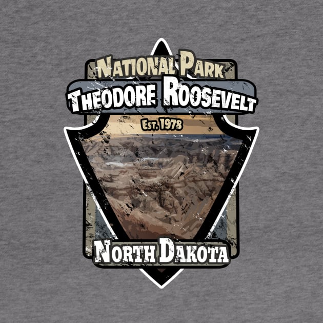 Theodore Roosevelt - National Park USA - North Dakota by Area31Studios